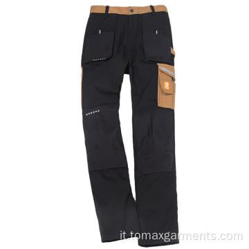 Pantaloni casual skinny slim fit neri classici elasticizzati